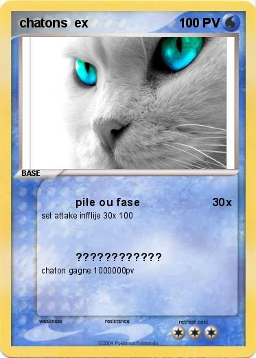 Pokemon chatons  ex            