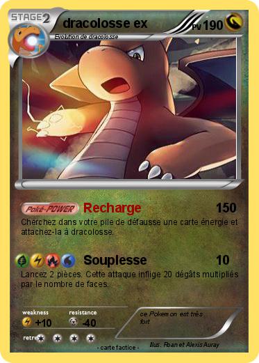 Pokemon dracolosse ex