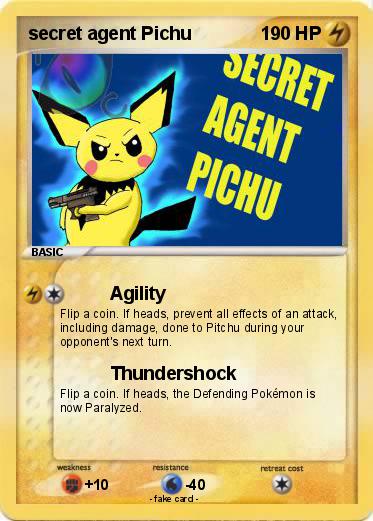 Pokemon secret agent Pichu