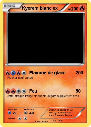 Pokemon Kyorem blanc ex