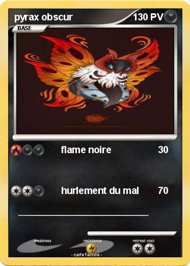 Pokemon pyrax obscur