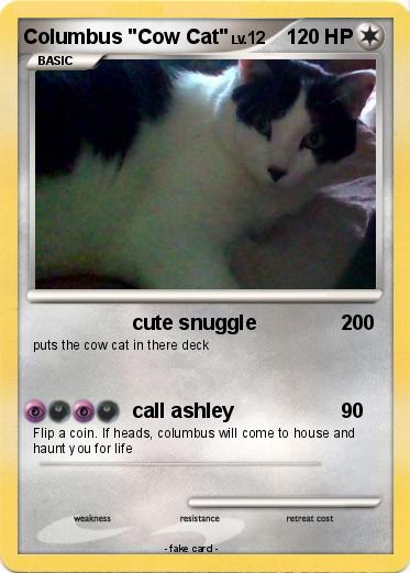 Pokemon Columbus "Cow Cat"