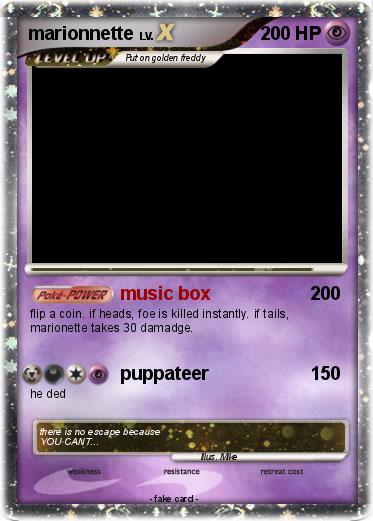 Pokemon marionnette