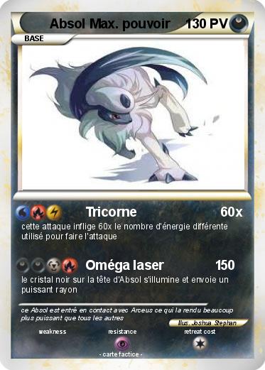 Pokemon Absol Max. pouvoir