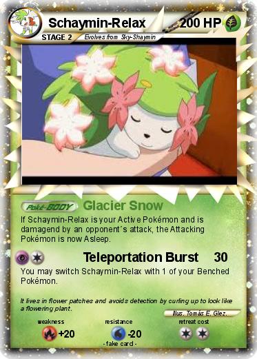 Pokemon Schaymin-Relax