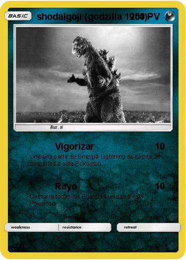Pokemon shodaigoji (godzilla 1954)