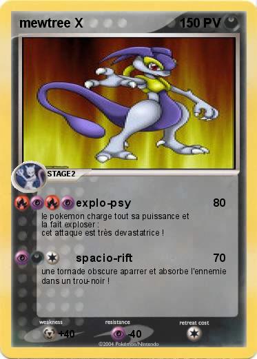 Pokemon mewtree X