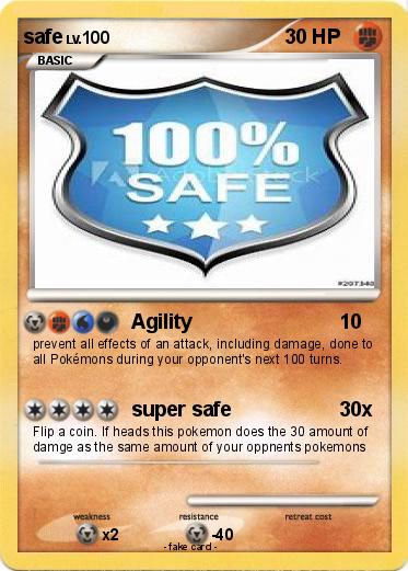Pokemon safe