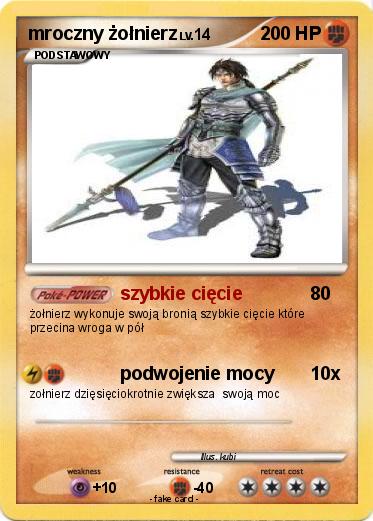 Pokemon mroczny żołnierz