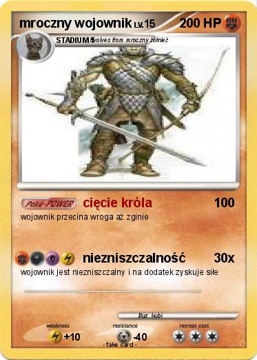 Pokemon mroczny wojownik