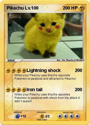 Pokemon Pikachu Lv.100