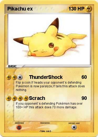 Pokemon Pikachu ex