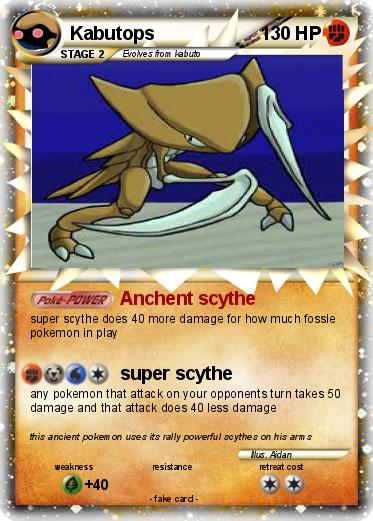 Pokemon Kabutops