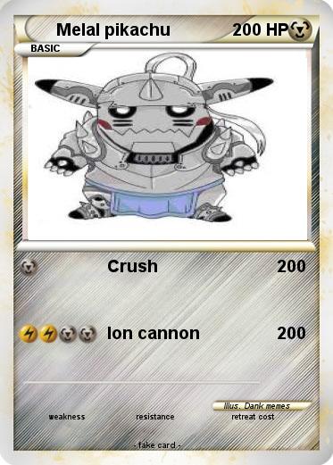 Pokemon Melal pikachu