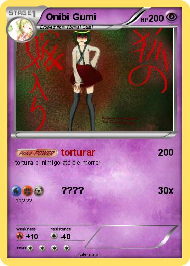Pokemon Onibi Gumi