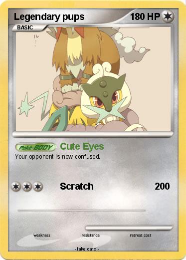 Pokemon Legendary pups