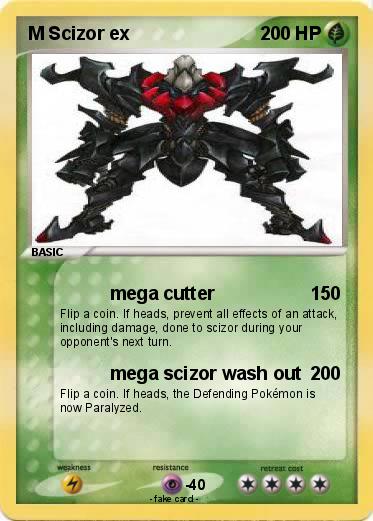 Pokemon M Scizor ex