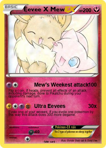 Pokemon Eevee X Mew