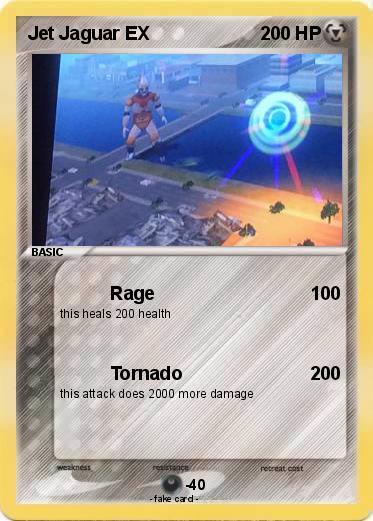 Pokemon Jet Jaguar EX