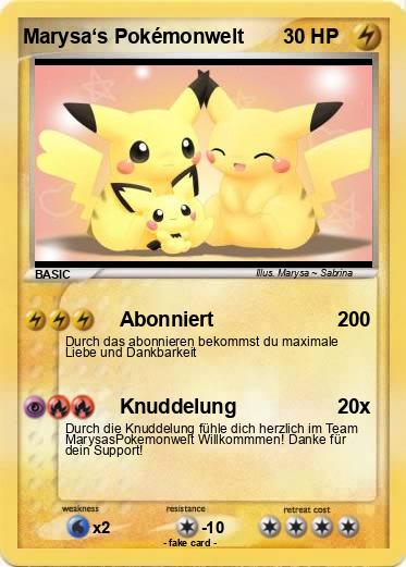 Pokemon Marysa‘s Pokémonwelt