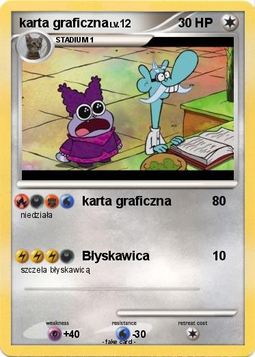 Pokemon karta graficzna