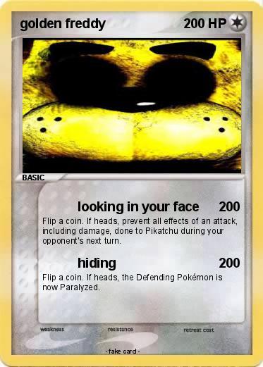 Pokemon golden freddy