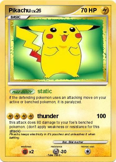 Pokemon Pikachu