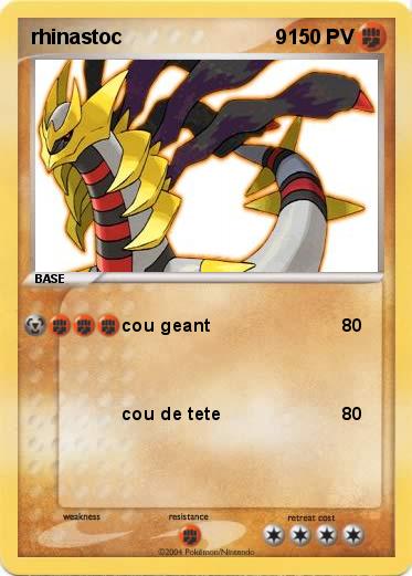 Pokemon rhinastoc                           9