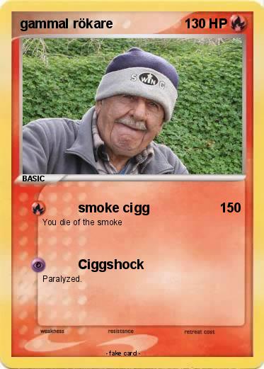 Pokemon gammal rökare