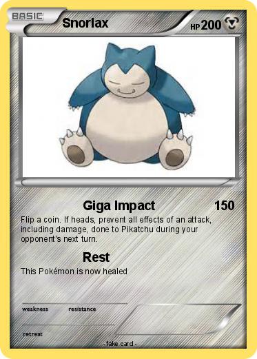 Pokemon Snorlax