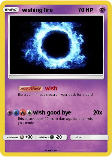 Pokemon wishing fire
