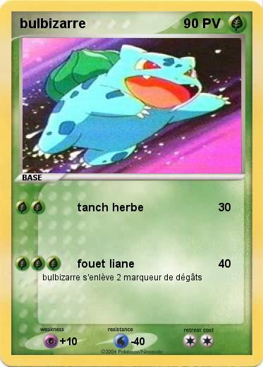 Pokemon bulbizarre