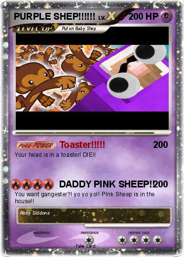 Pokemon PURPLE SHEP!!!!!!