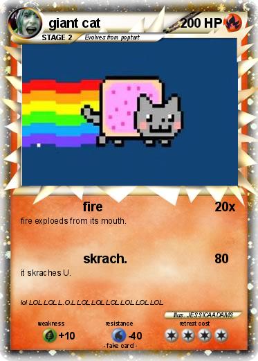 Pokemon giant cat