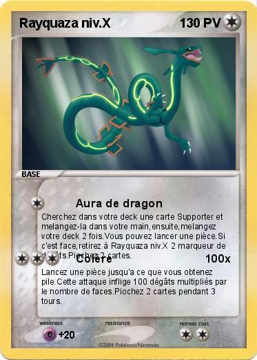 Pokemon Rayquaza niv.X