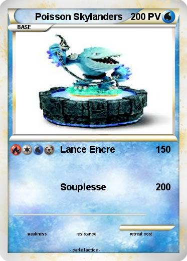 Pokemon Poisson Skylanders