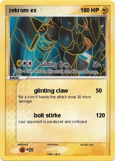 Pokemon zekrom ex