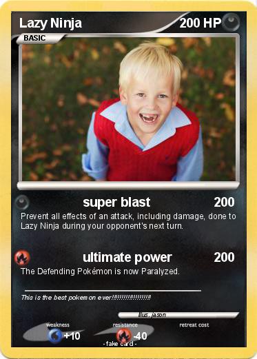 Pokemon Lazy Ninja