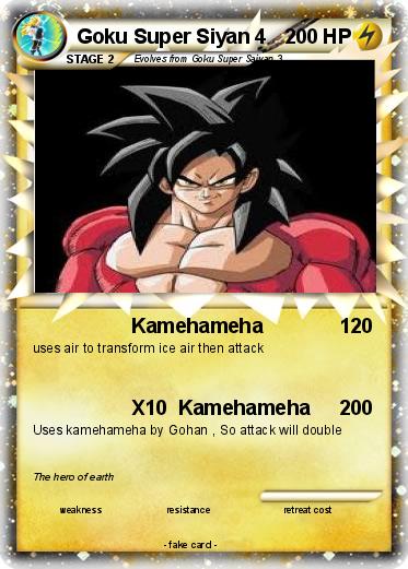 Pokemon Goku Super Siyan 4