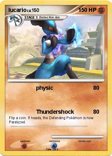 Pokemon lucario