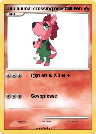Pokemon Lulu animal crossing new horizon