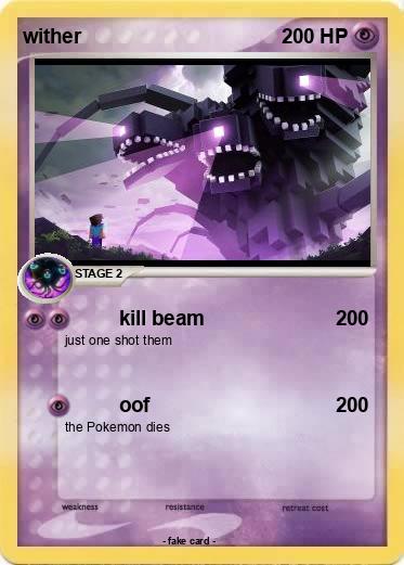 Pokemon wither