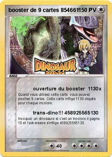 Pokemon booster de 9 cartes 854661
