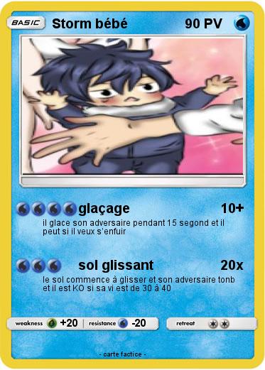 Pokemon Storm bébé