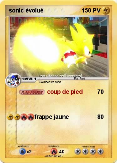 Pokemon sonic évolué