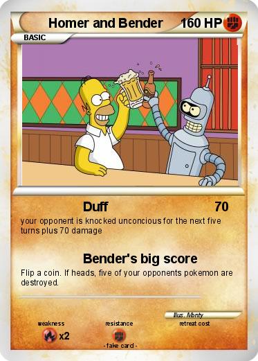 Pokemon Homer and Bender