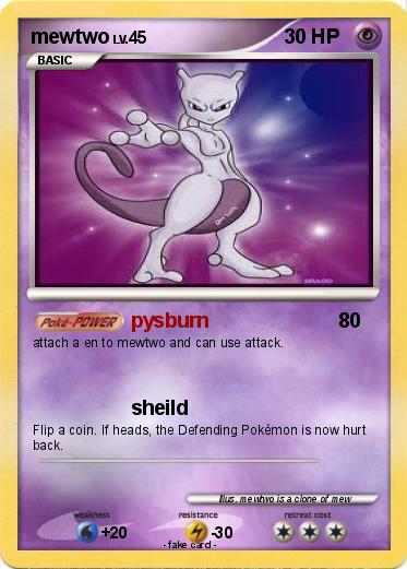 Pokemon mewtwo
