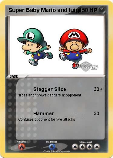 Pokemon Super Baby Mario and luigi