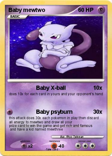 Pokemon Baby mewtwo