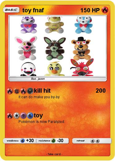 Pokemon toy fnaf
